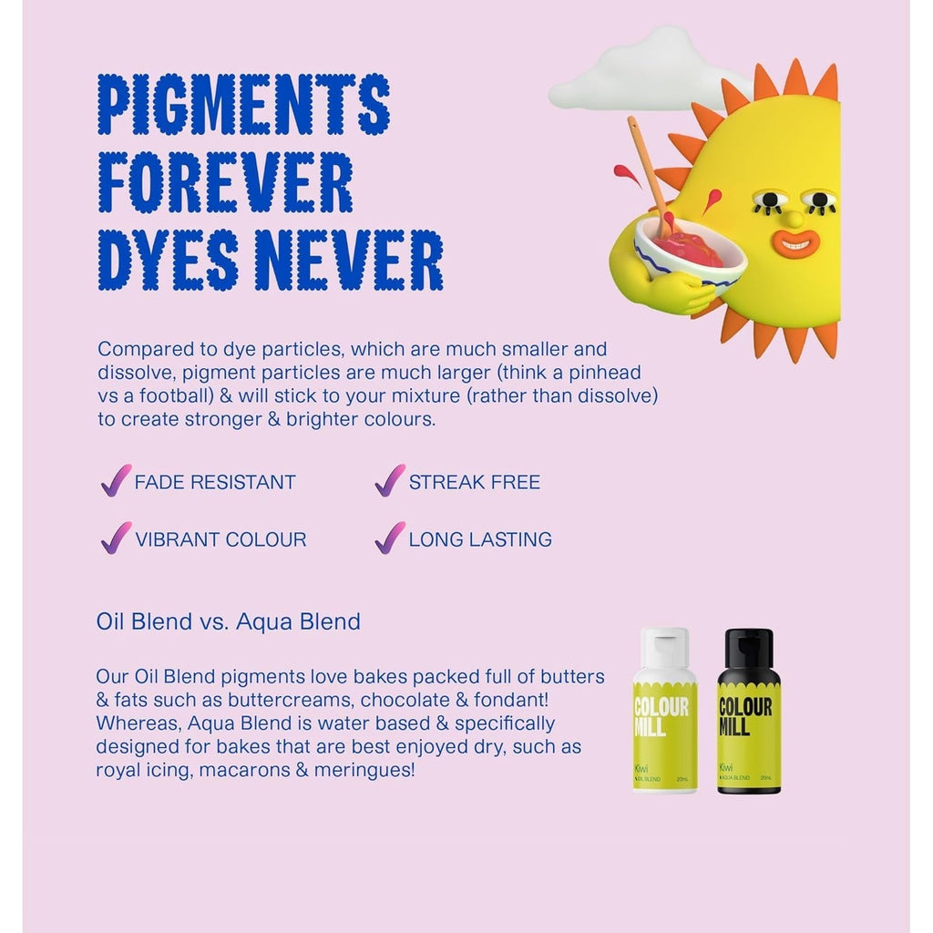 Colorant alimentar Colour Mill Aqua Blend Concrete: Colorant alimentar lichid pe bază de apă - 20 ml