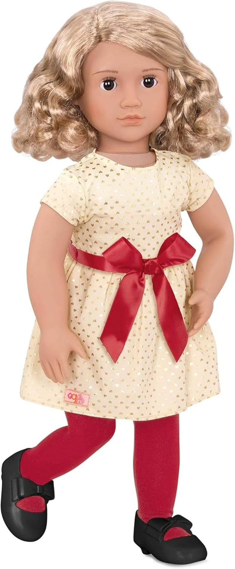 Generációnk - Ellory - 46 cm-es bábu - szőke Haar & Blaue Augen - Schmuck-Accessoires - Vorgetäuschtes Spiel - Spielzeug für Kinder ab 3 Jahren
