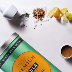 Cafea boabe premium Saula, pachet de 2 cutii x 500g. Arabica 100% organică