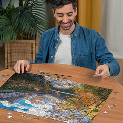 Ravensburger Puzzle 12000834 - Vorderer Gosausee - puzzle jigsaw de 1000 de piese pentru adulți cu vârsta peste 14 ani Puzzle Naty Shop