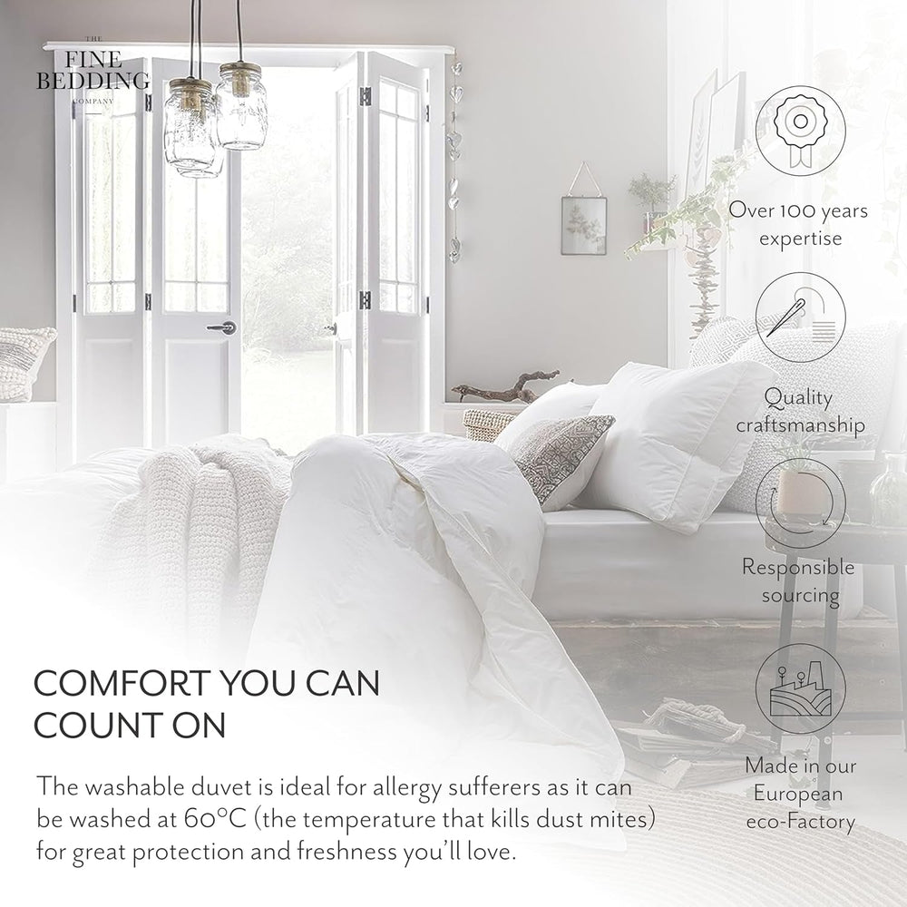 Twin Spundown ágytakaró 4,5 Tog Könnyű hipoallergén, melegen mosható nyári takaró franciaággyal luxus szállodai minőségi huzat újrahasznosított anyagainkkal Naty Shop paplanok és paplanok