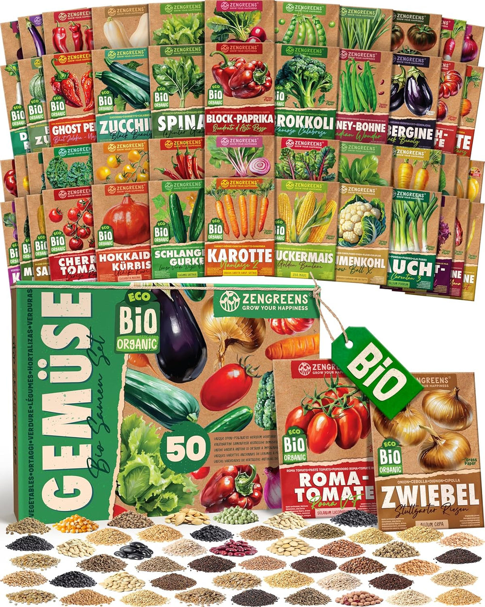 Bio bazsalikommagok 6-6 db-os készletben a könnyű termesztéshez kertben, erkélyen vagy emelt ágyásban - Vetőmagok - Palánták