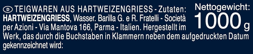 Barilla Selezione Oro Chef Orecchiette Pugliesi, 9 db-os csomag (9 x 1 kg)