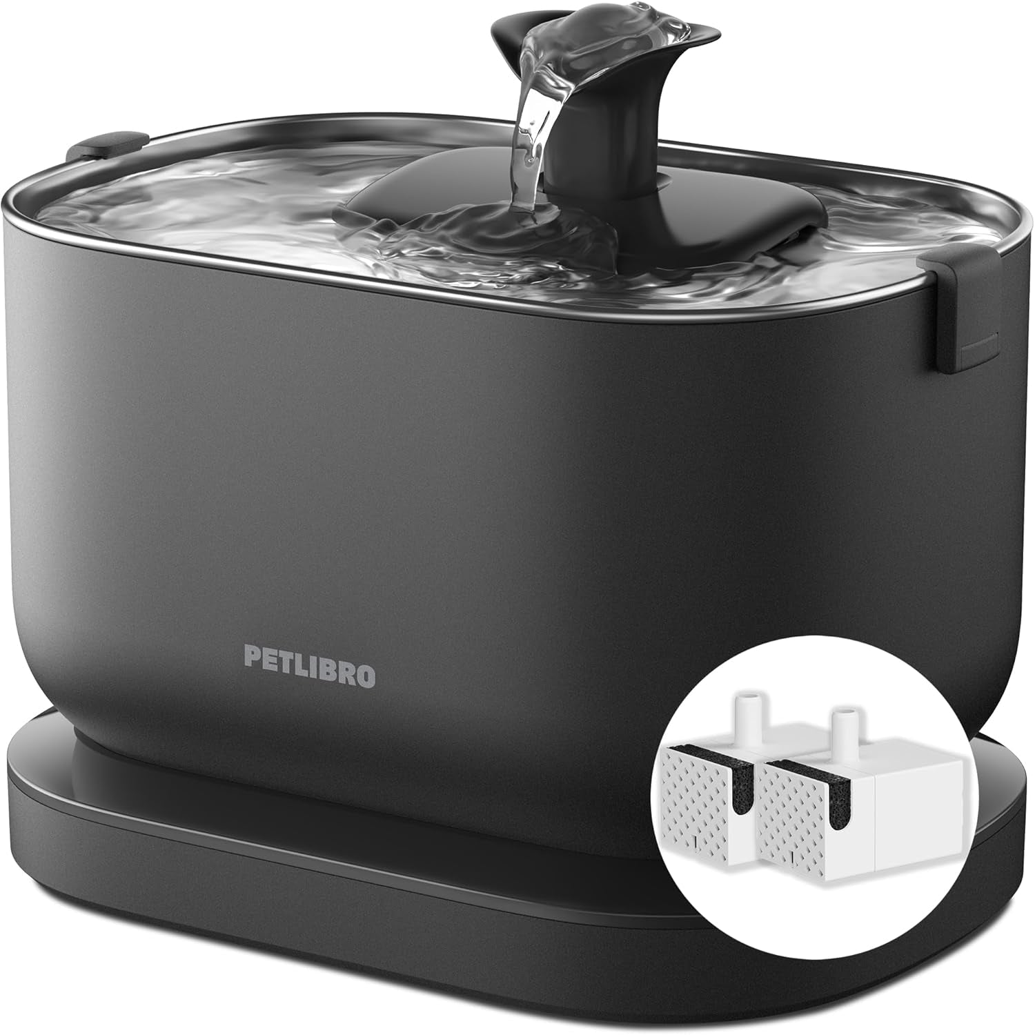 PETLIBRO szűrő Katzenbrunnen 8er Pack für Dockstream Trinkbrunnen für Katze PLWF005, PLWF115, PLWF105, PLWF305, 4 Monats-Set PETLIBRO Trinkbrunnen Filter Ersatzfilter für Katzentrinkbrunnen