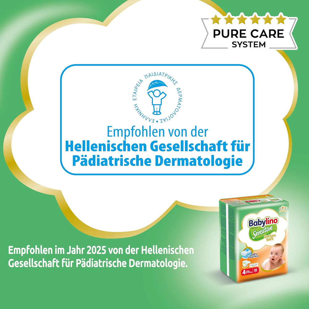 Babapelenka Sensitive 4-es méret, Maxi (8-13 kg), 20 db