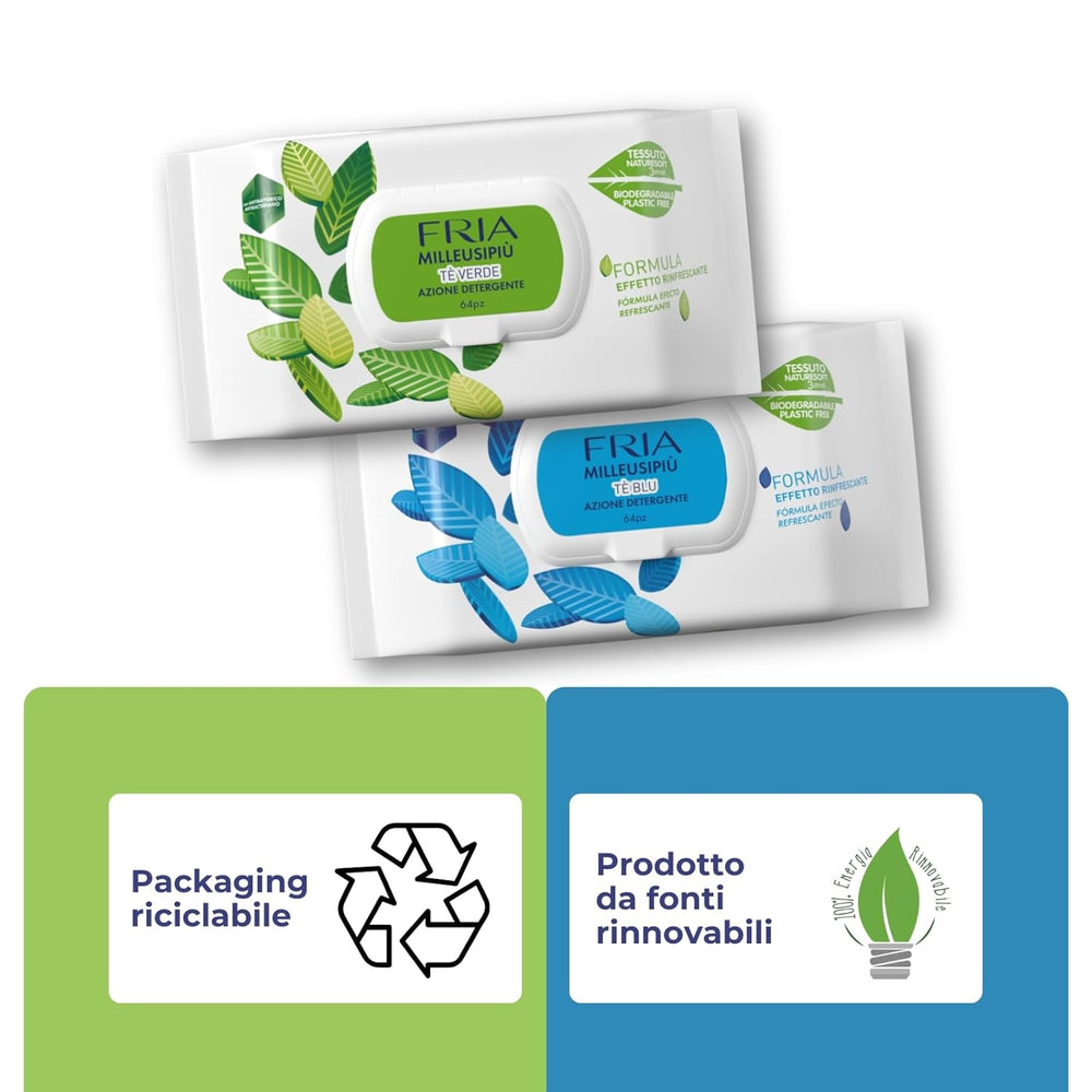 MilleusiPiu Maxi fedővel, 64 db nedves törlőkendővel, 64 db