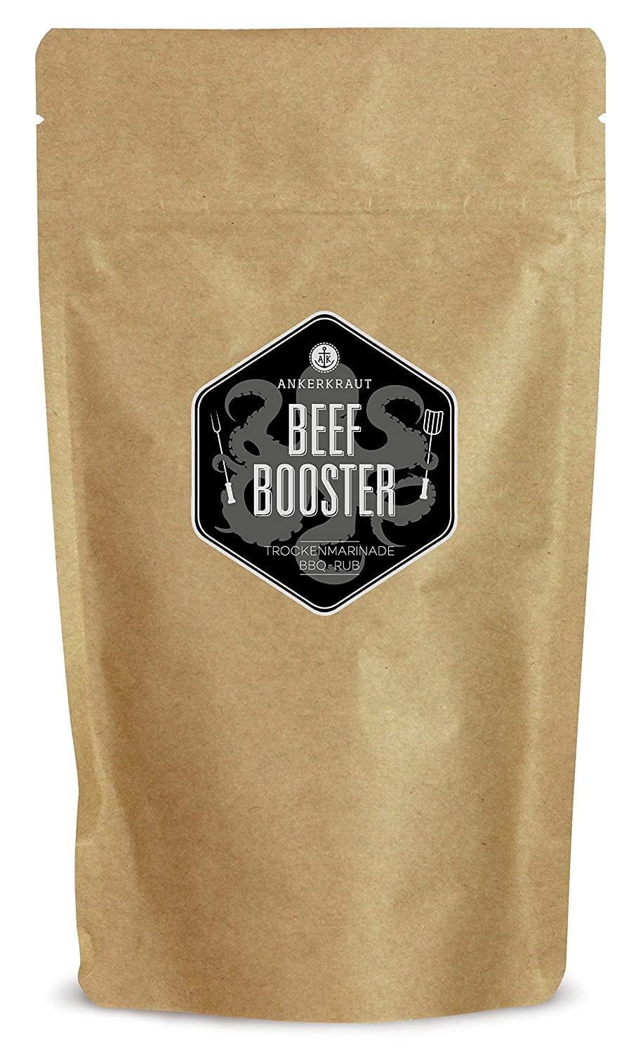 Ankerkraut Beef Booster, Rub Brisket és Steak Gewürz, Gewürzmischung für Fleisch, 230 g Streuerben