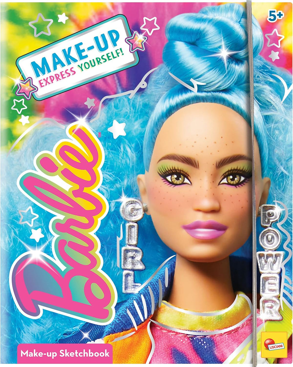 Lisciani - BARBIE - Skizzenbuch Set Wir Glänzen - Modestudio - Models zum Anziehen - Kreatives Spiel - Supermodische Kleidung - Farbmarker - Für Mädchen ab 4 Jahren