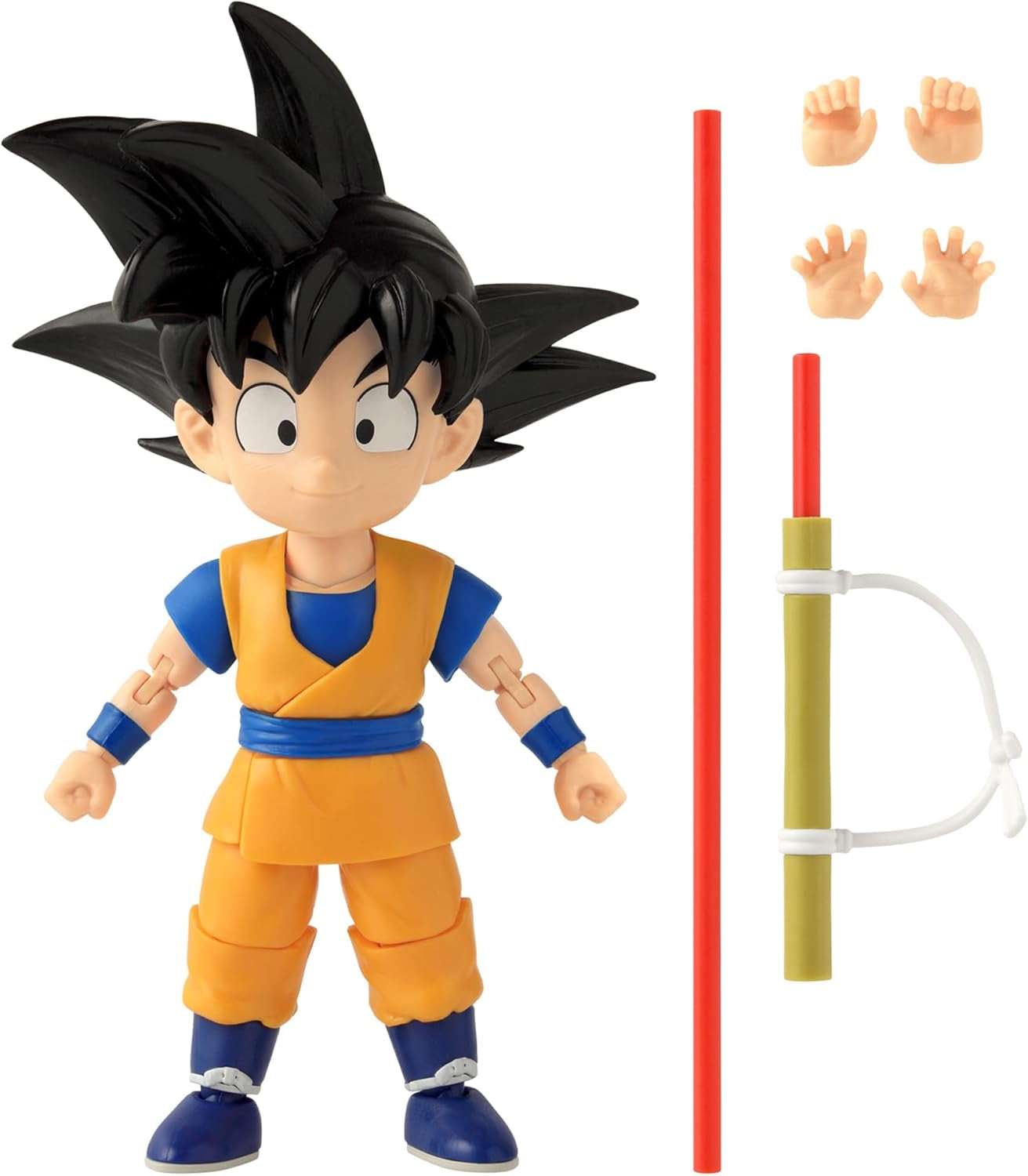 BANDAI - Dragon Ball Daima Kid Goku - Dragon Star figura 17 cm - Kid Goku figura tartozékokkal - Hivatalos Dragon Ball Licenc - Mozgatható Mini Goku figura - Játék 4 éves kortól - 40735 Akciófigurák Naty Shop