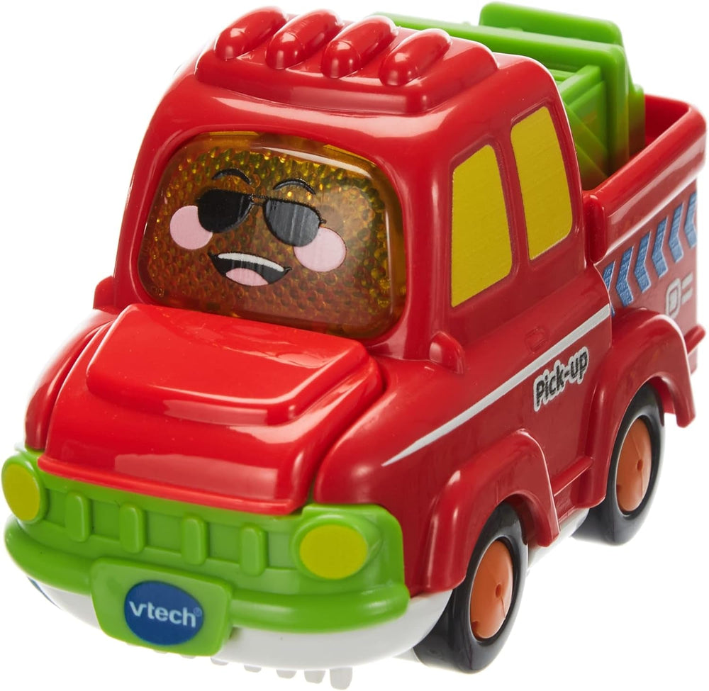 Vtech TUT TUT Baby Flitzer - Pick-up - Mașină de jucărie cu muzică, buton luminos, propoziții și sunete interesante - Pentru copii cu vârsta cuprinsă între 1-5 ani Jucarii Bebe Naty Shop