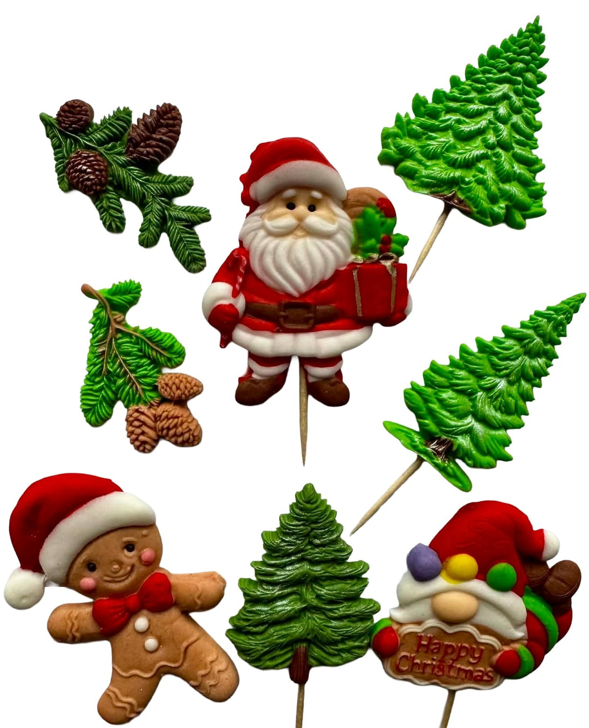 Set 8 decoratiuni comestibile, Sarbatori