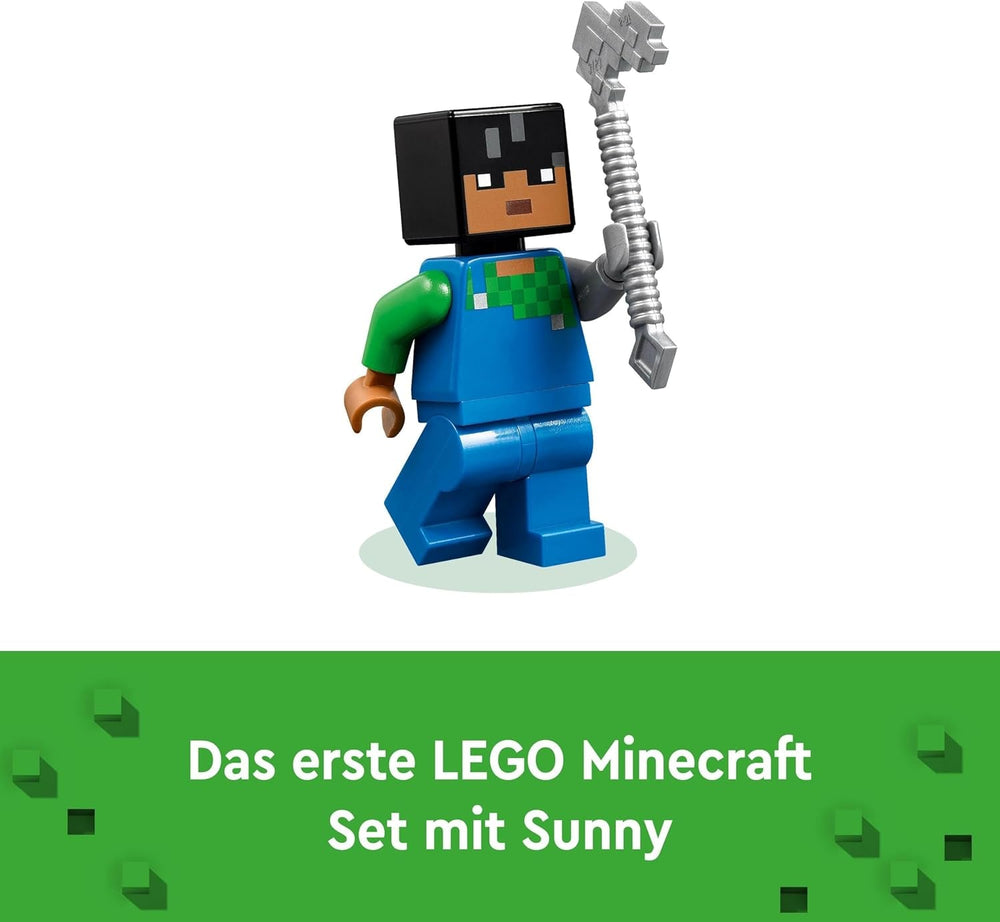 LEGO Minecraft cseresznyevirágos gyümölcsös játékkert, amit felfedezhetsz Napsütéssel, Szippantóval, Zombival és Méhekkel Ajándék fiúknak és lányoknak 8 éves 21260 építőkészletek Beuche den LEGO-Store