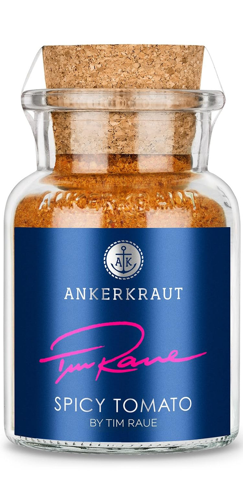 Tim Raue Ankerkraut Smoky Fries, Mischung würzender Ingredient für Pommes Frites, Gourmet Pommes mit Rauch-Aroma, 145 g Korkenglasban