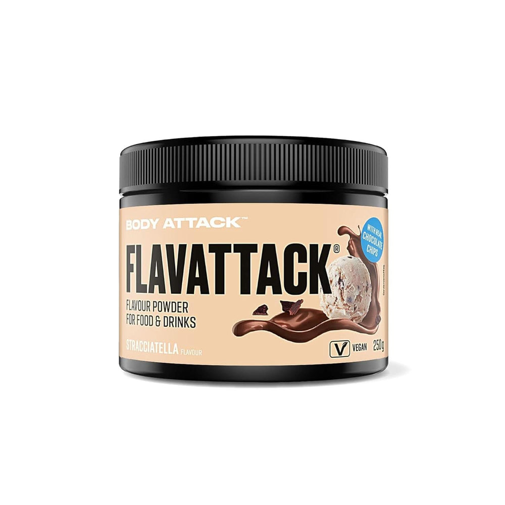 Body Attack Flavattack®, Double Choc Brownie, 250G / 83 adag Aromas Naty Shop 250 gramm Stracciatella