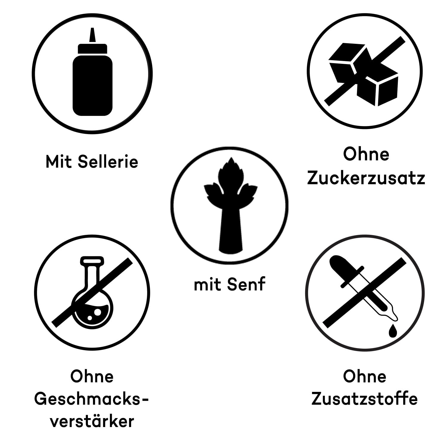 Ankerkraut Gemüsebrühe, ohne Gemsckverstärker, ohne Zucker, 90g parafa üvegben, Mischung würzender Ingredient für Brühe