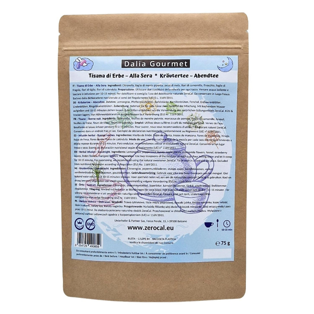 Ceai de plante vrac | Ceai de plante de munte 75 g | Calitate premium | Fără gluten | Fără lactoză | Vegan