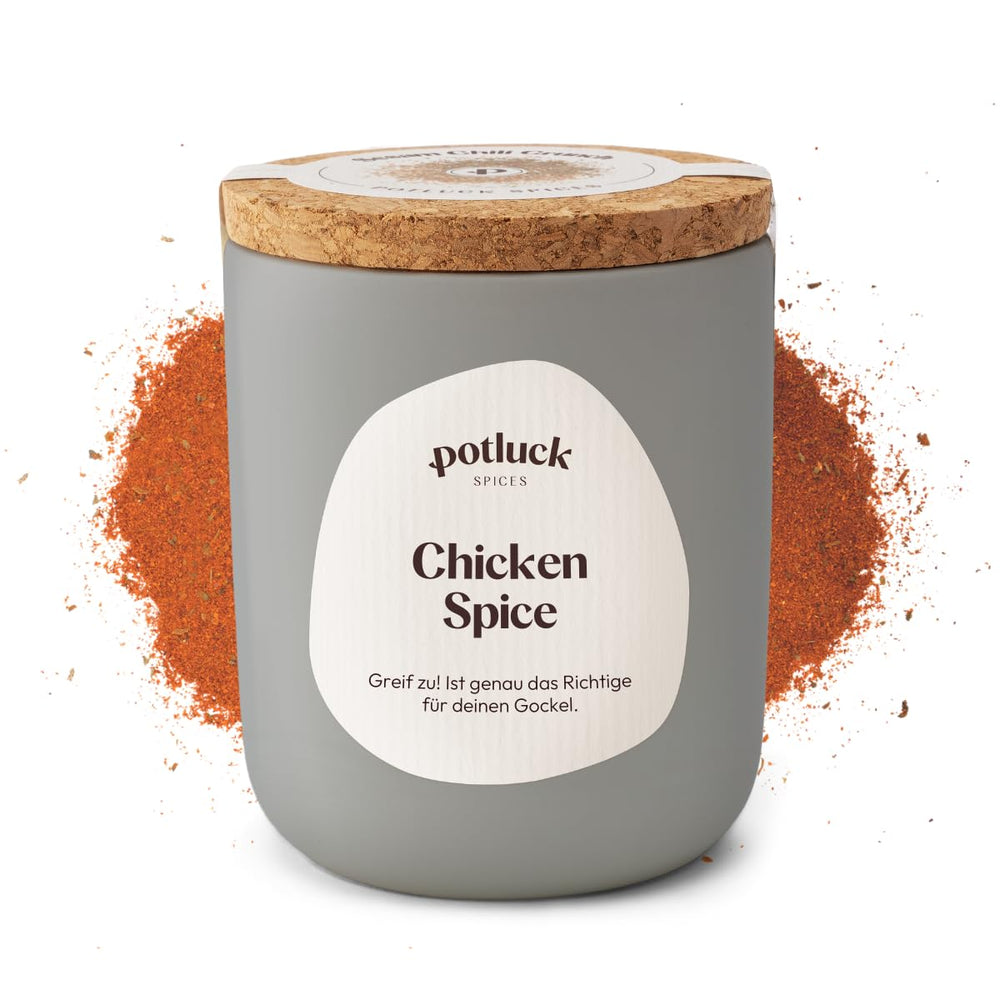 Potluck | Fűszer Burger | Würzmischung im Keramiktopf | 100g | Vegán, gluténmentes és természetes alapanyagokból