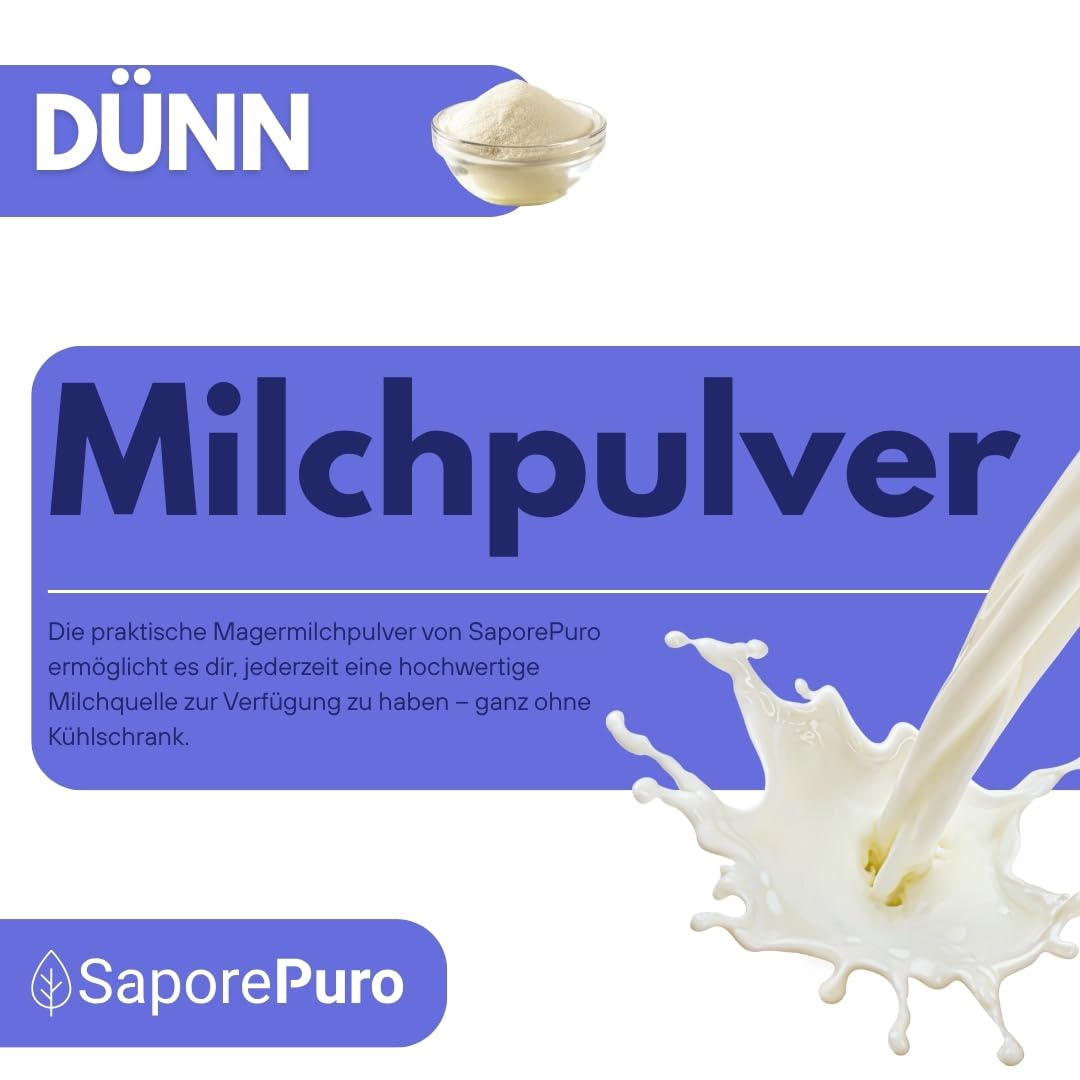 SaporePuro sovány tej 1 kg - jól oldódó gluténmentes