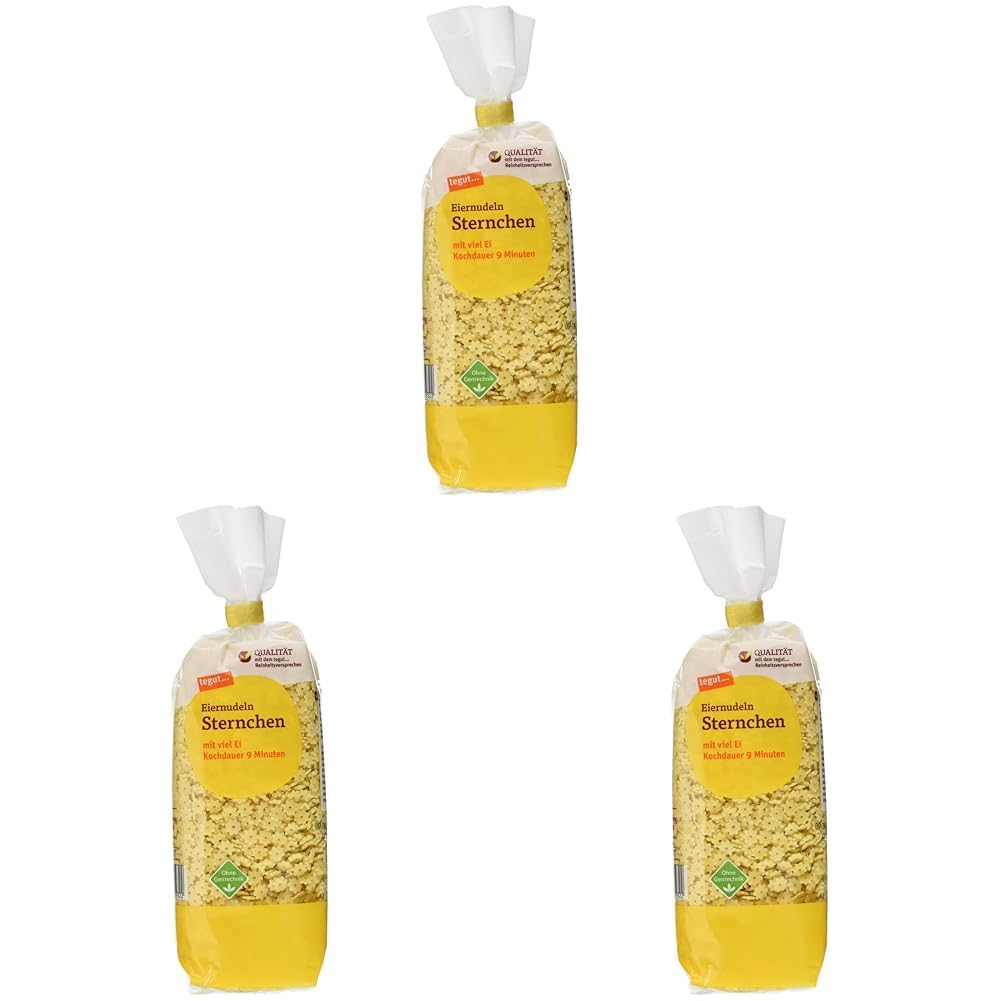 Tegut... Csillagtojás tészta 250 g Csillagtészta adalékanyag nélkül