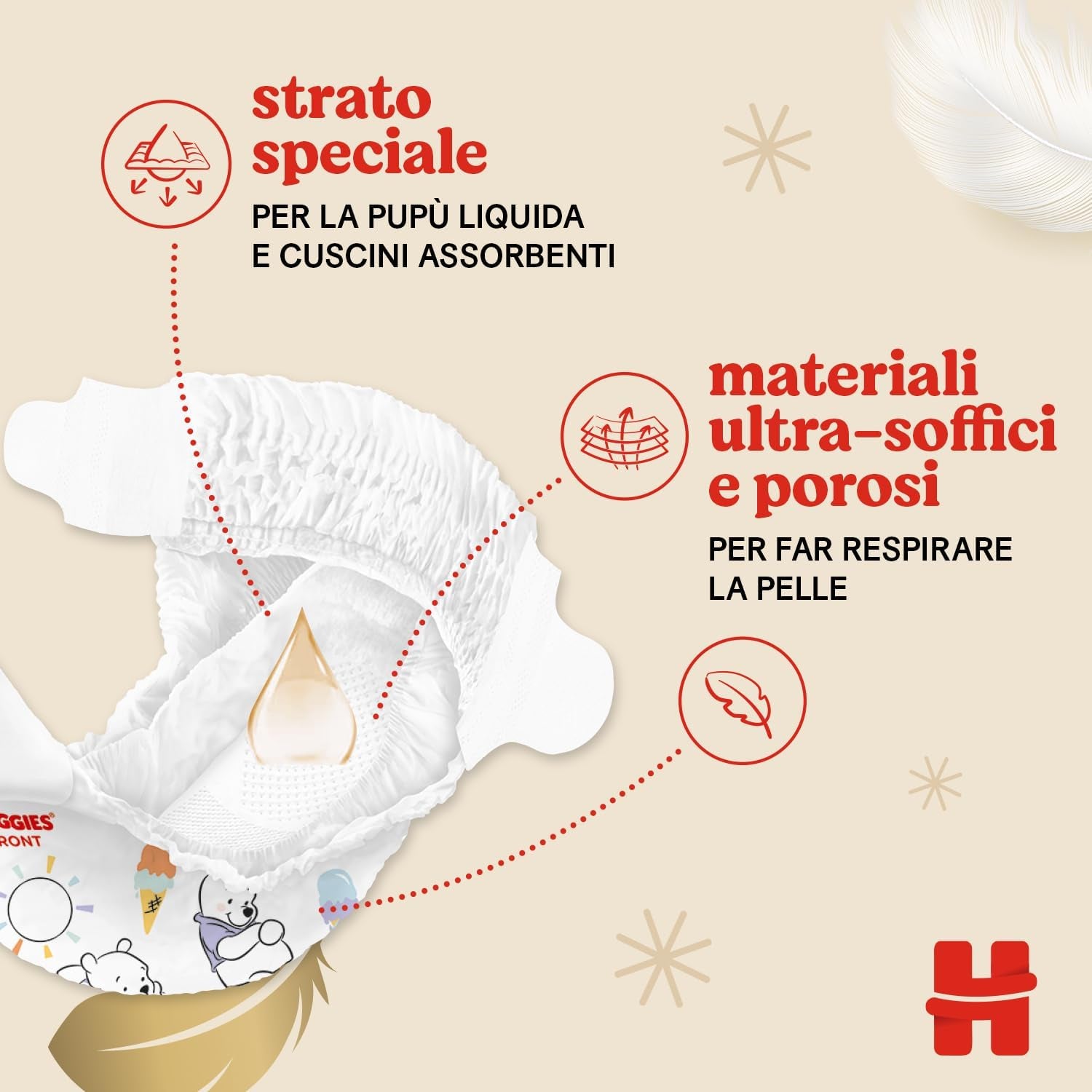 Huggies Extra Care pelenka, 3-as méret (6-10 kg), 2 csomag 40 db-os pelenka