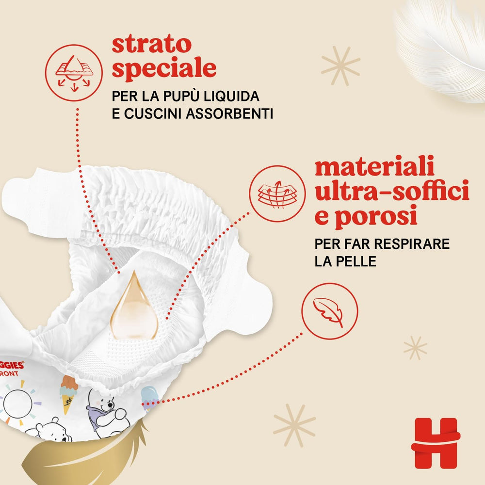 Huggies Extra Care pelenka, 3-as méret (6-10 kg), 2 csomag 40 db-os pelenka