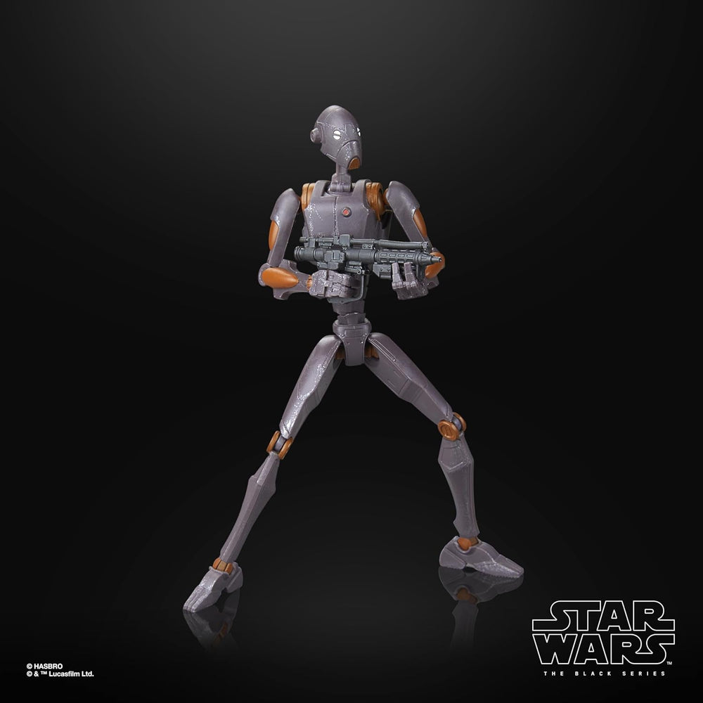 Star Wars Seria Neagră Commander Droid, Star Wars: Războiul Clonelor Premium colecționabil Figura de acțiune (15 Cm) Action figures Naty Shop
