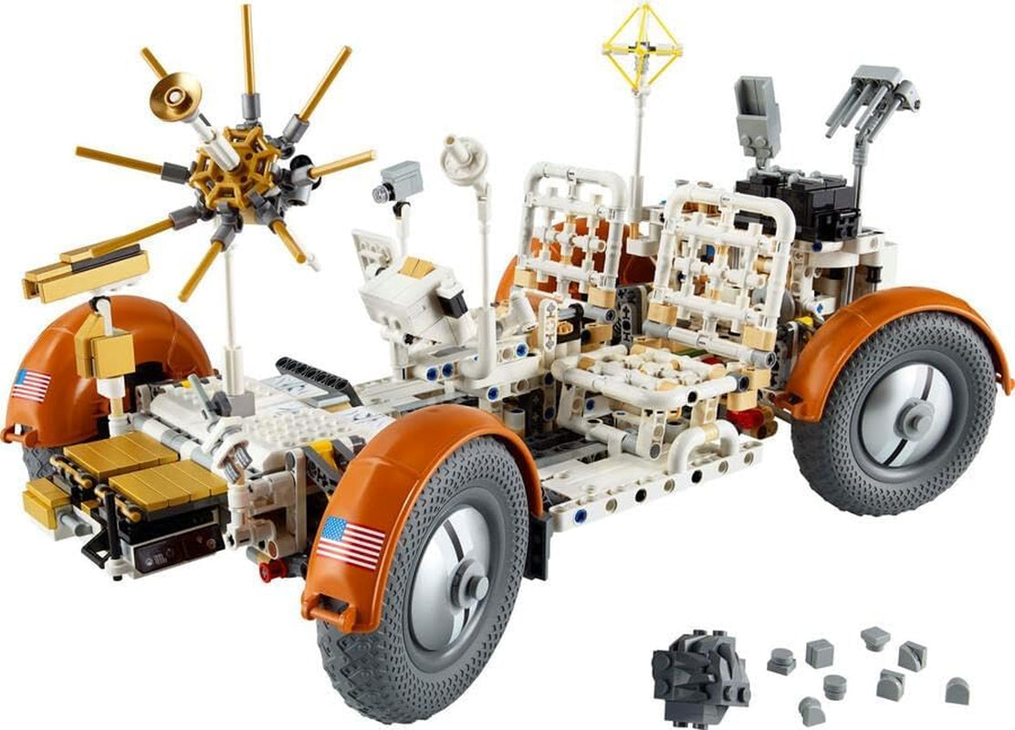 LEGO Technic NASA Apollo Lunar Roving Vehicle (LRV), Lunar Rover modell felnőtteknek, Űrgyűjtemény tudományrajongóknak, Építőjáték, Űrjármű-modell 42182 Építőkészletek Besuche den LEGO-Store
