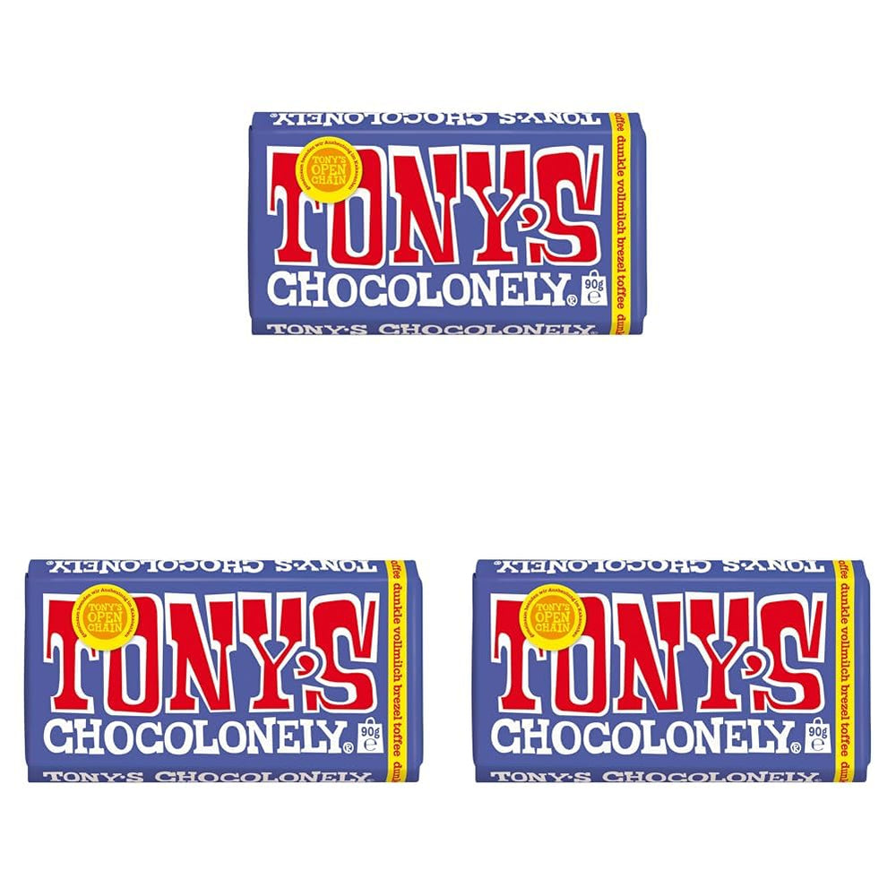 Tony's Chocolonely - Étcsokoládé mandulával és tengeri sóval 90g
