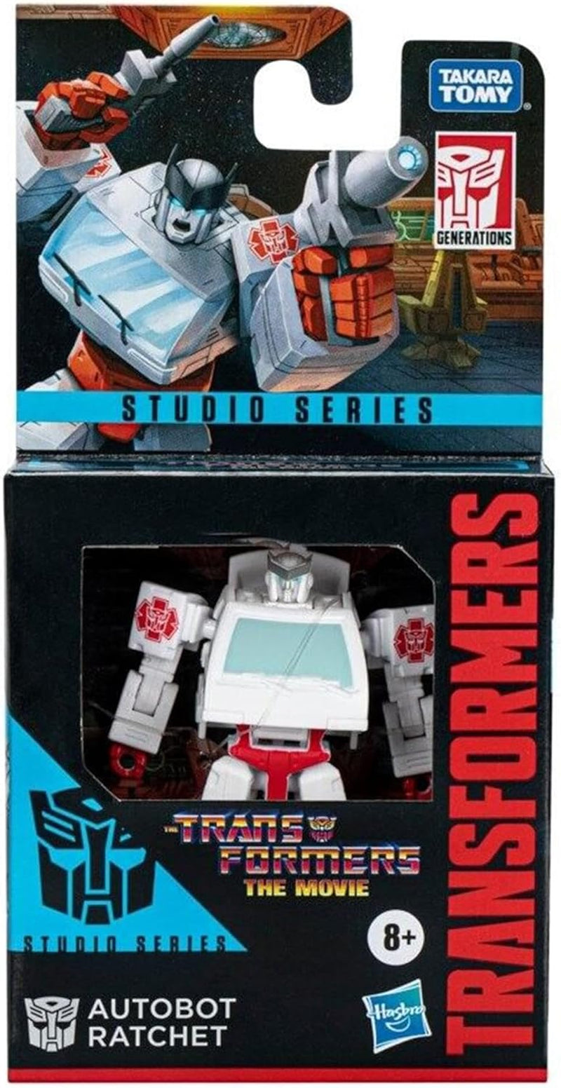 Transformers Studio Series Core-Class Autobot Ratchet Figura Battle For Cybertron, 8.5cm, F3143, Multi Action figures Naty Shop