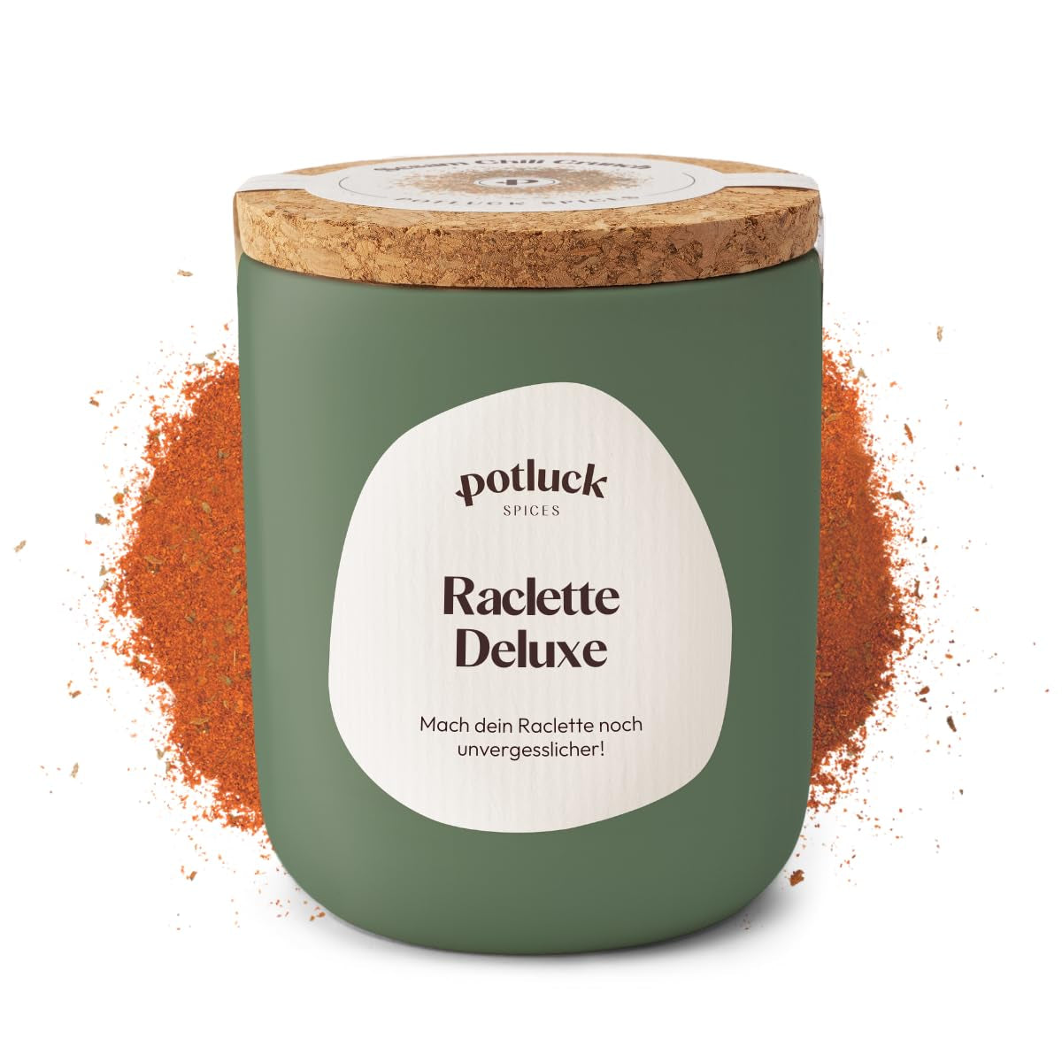 Potluck | Raclette Gewürz | Würzmischung im Keramiktopf | 70g | Vegán, gluténmentes és természetes alapanyagokból