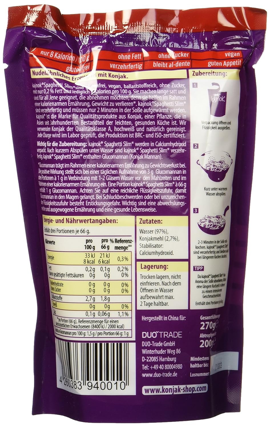 Spagetti Slim, 10 db-os csomag