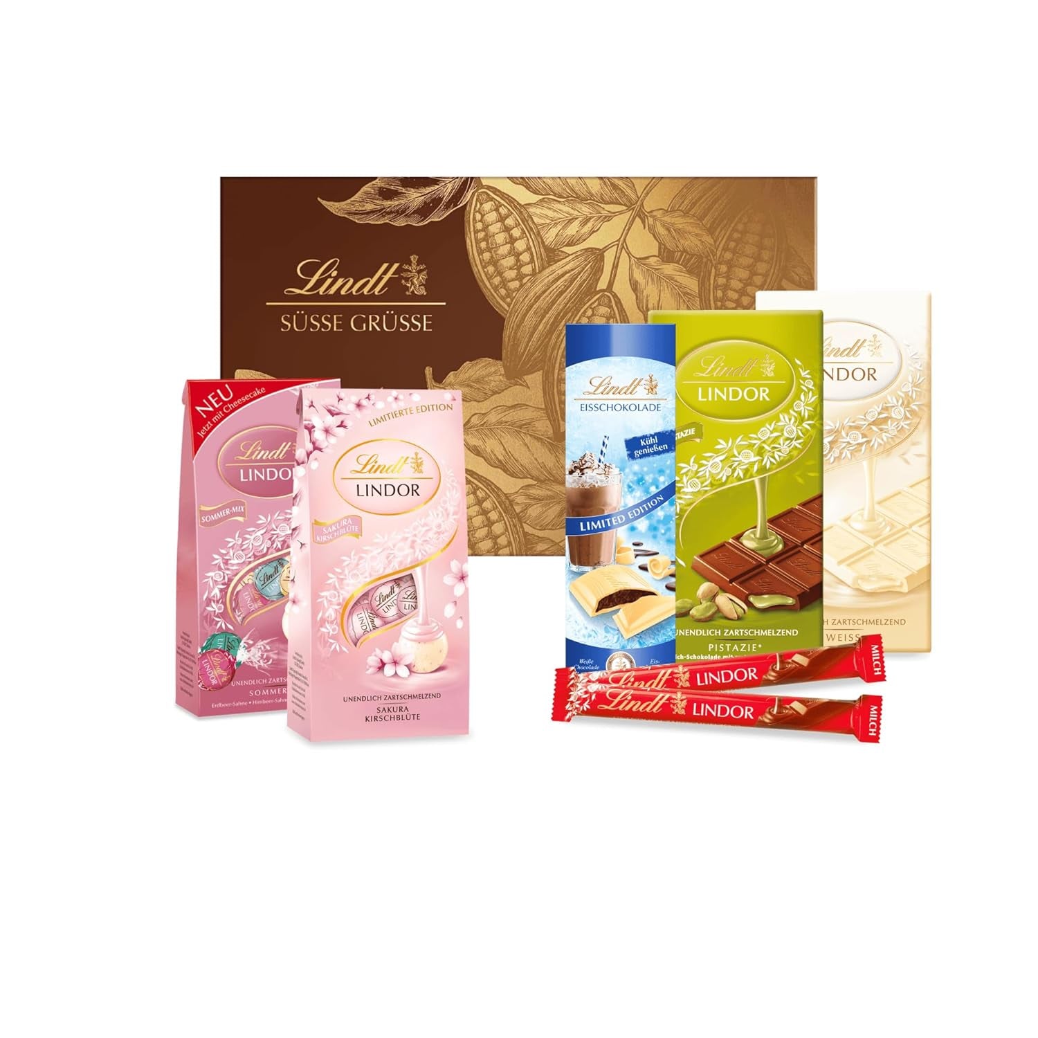 Lindt csokoládé | LINDOR választék | 1371g | 110 db szarvasgomba finom csokoládéban, szájban olvadó töltelékkel | Ajándék csokoládé megosztani