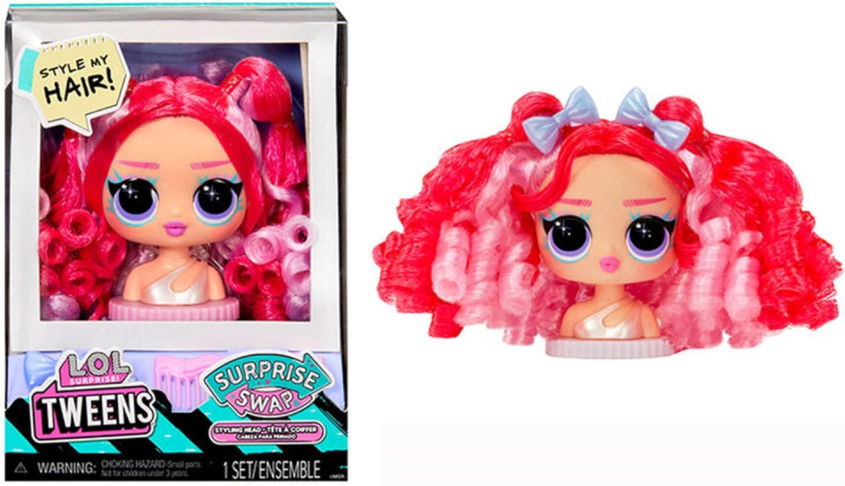 L.O.L. Meglepetés! Tweens Surprise Swap Series - Styling-Köpfe mit tollen Haar-Accessoires und wunderschönem Haar - Ideális a Kinder ab 4 Jahren, Mehrfarbig számára