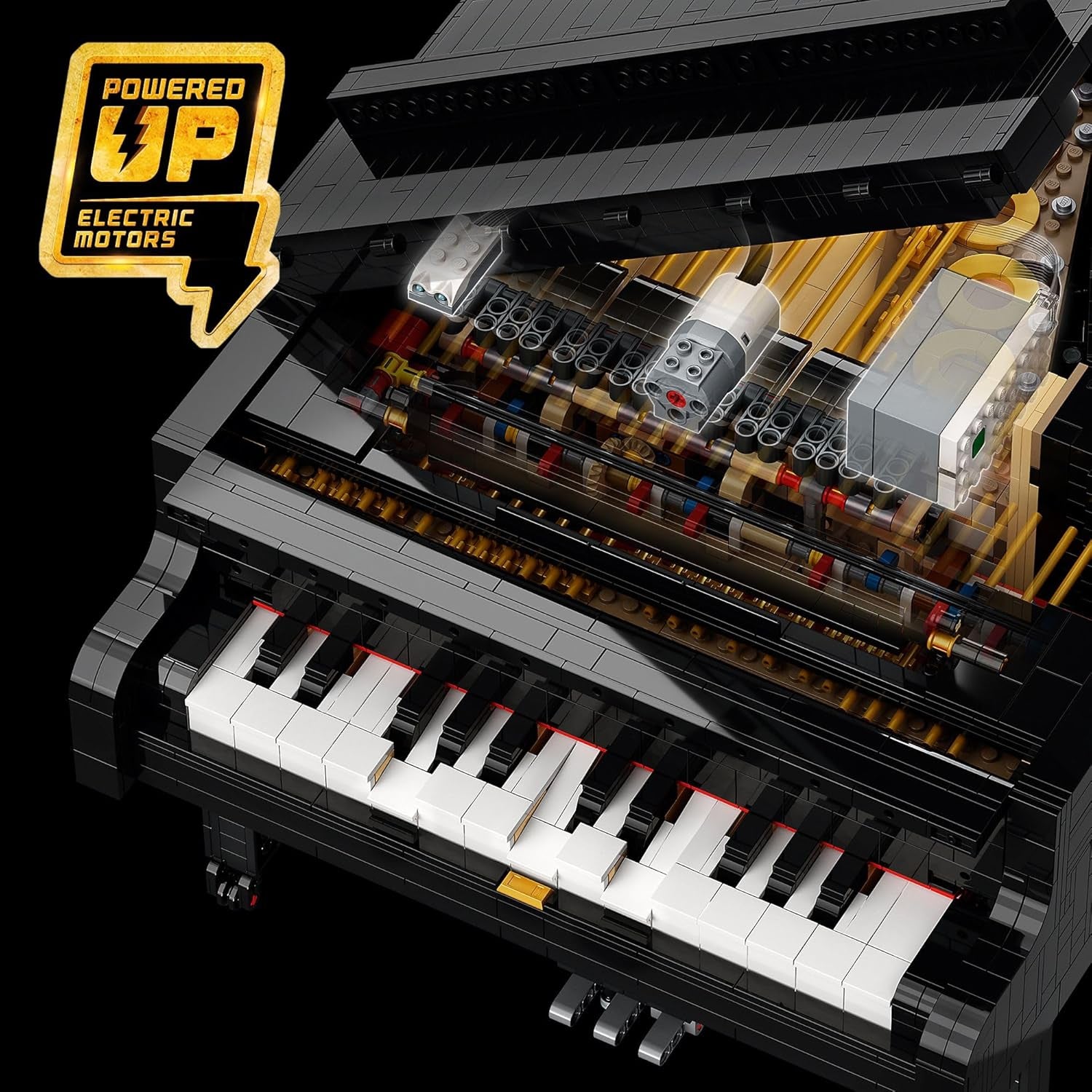 LEGO Ideas koncertszárny (21323); Bauset; Ihr eigener Konzertflügel; tolles Modellbauprojekt becsült Pianisten, Musiker, Musikliebhaber oder Bastler (3.662 Teile)