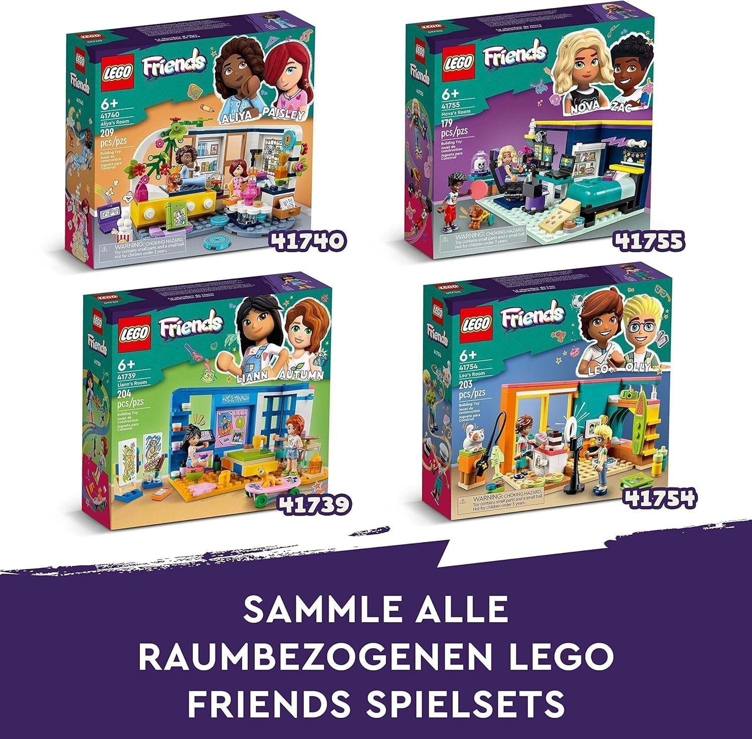 LEGO 41739 Friends Liann szobája, művészeti témájú minijáték, kis gyűjteményi ajándék Liannnal, őszi és kisállat mini babák 2023 sorozat építőkészletei Besuche den LEGO-Store