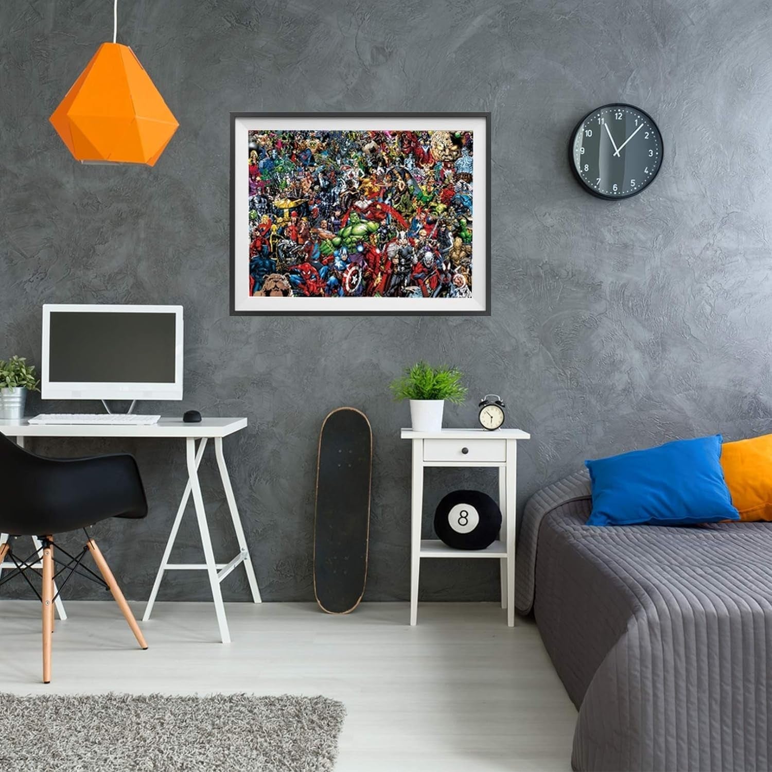 Clementoni 39411 Marvel Universe - 1000 piese, Puzzle imposibil, joc de indemanare pentru intreaga familie, joc puzzle colorat, puzzle pentru adulti de la 14 ani Puzzle Naty Shop