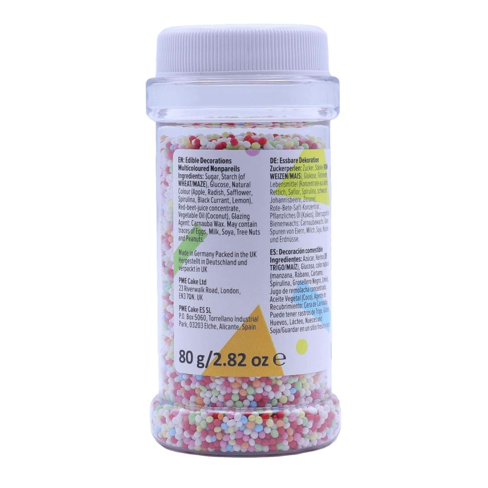 PME Nonpareilles Multicolor, 80 grammos Sprinkles Naty Shop