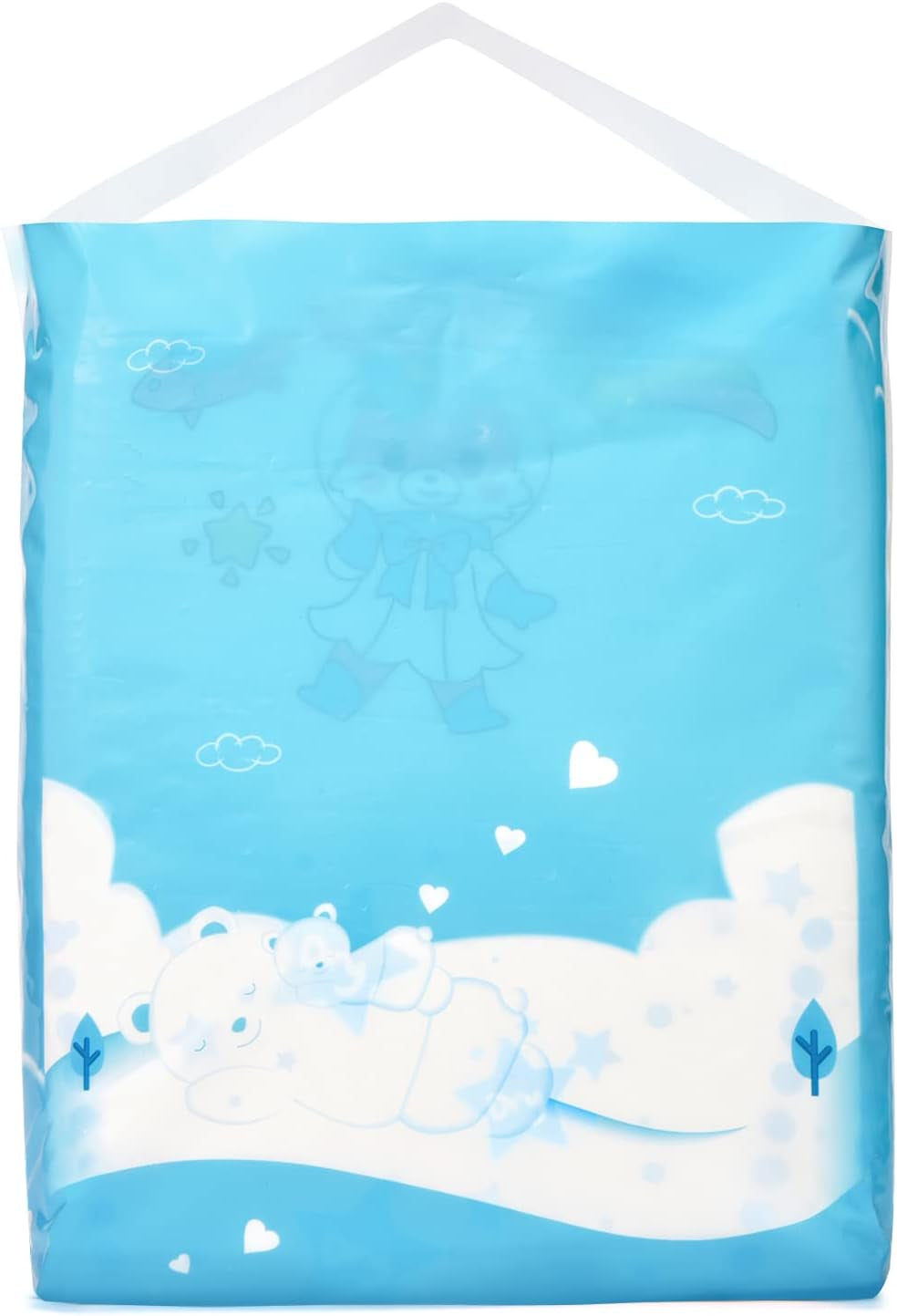 Nyomtatott pelenkák felnőtteknek, 5500-5800 ml, 2 csomag, 3 nyomat véletlenszerű választék - Astro Babies (L)