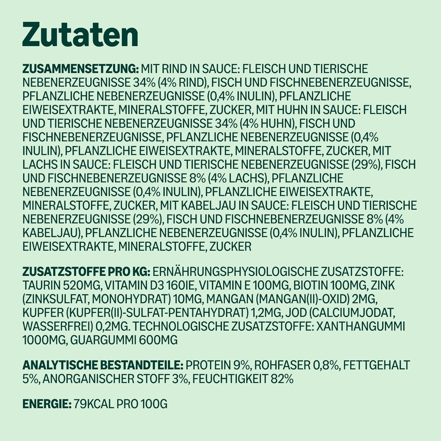 Hrană umedă pentru pisici adulte de la Amazon, selecție mixtă în sos, 4,8 kg (48 pachete x 100 g)