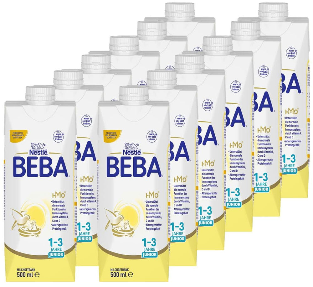 Nestle BEBA JUNIOR 1, tejszer 1 éves kortól Mother and Child Naty Shop 12 x 500 ml