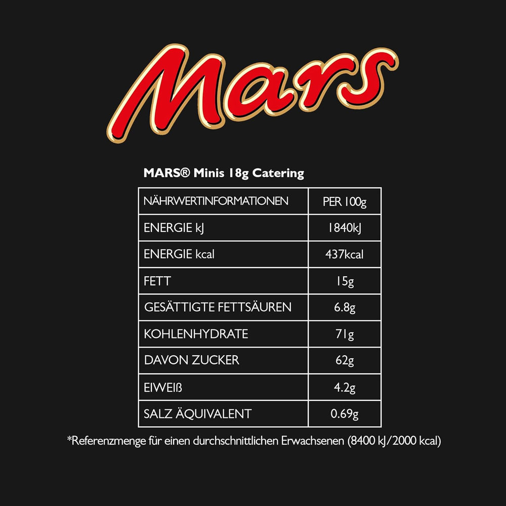 Mars Minis csokoládészeletek | Tömeges csokoládécsomag | Karamell | 150x18g