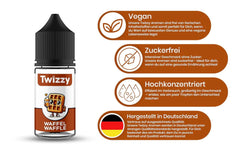 Twizzy Waffle ételízesítő - 30 ml - Intenzív aroma - Ideális sütéshez Arome Naty Shop