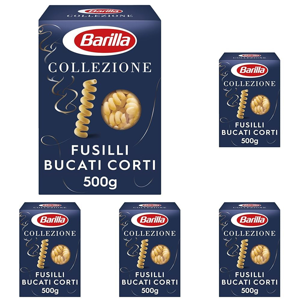 Barilla Collezione Fusilli tészta rövid darabok, (1 x 500 g)