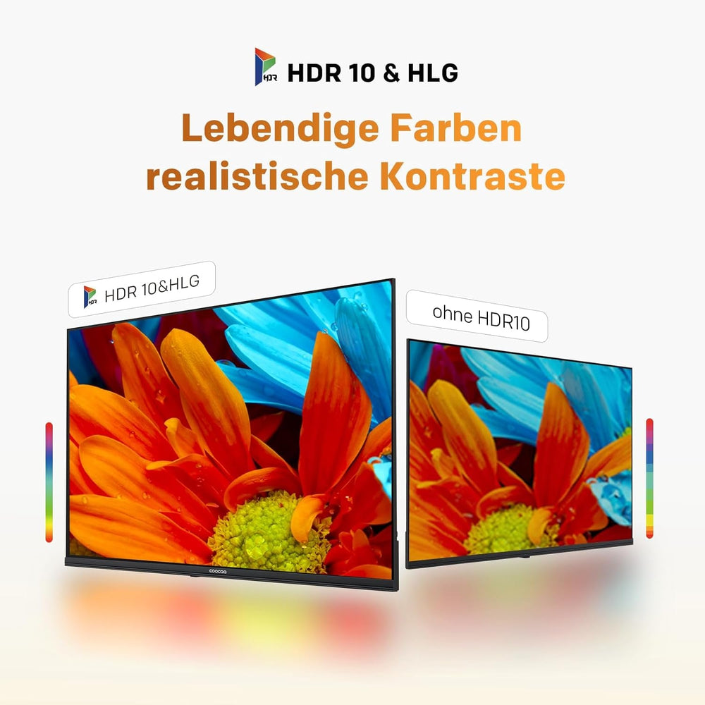 Televizor inteligent coocaa QLED 32 inch, 80 cm, televizor QLED compatibil cu Google TV, HDR10, Dolby Audio, Bluetooth 5.1, EyeCare, Google Cast, tuner triplu (DVB-T/T2/C/S/S2, CI+), 32CGQG40Z, model 2026