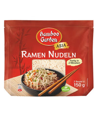 Bamboo Garden - Előfőzött ramen tészta | 2 perc alatt kész | Vegánok | 300g zacskóban