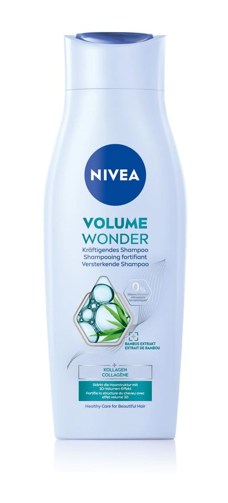 NIVEA Volume Wonder erősítő sampon, volumen sampon, 50 ml zuhany és fürdő Naty Shop 400 ml