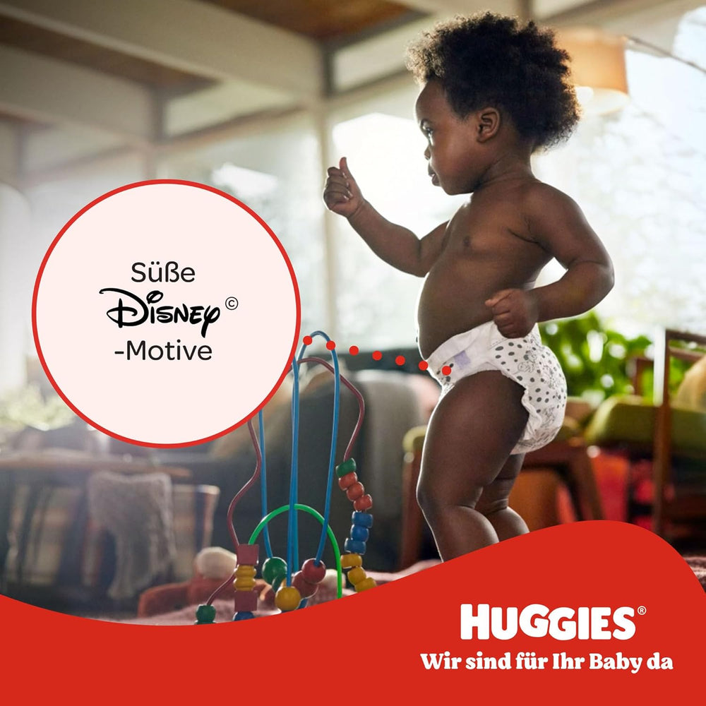 Huggies Little Movers Disney nadrág, 6-os méret, 96-os szám (2 x 48), havi doboz