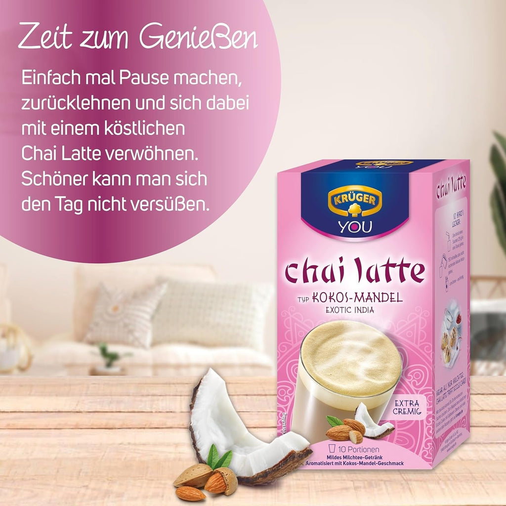 KRÜGER Chai Latte Exotic India tip cocos-migdale (1 x 0,25 kg)