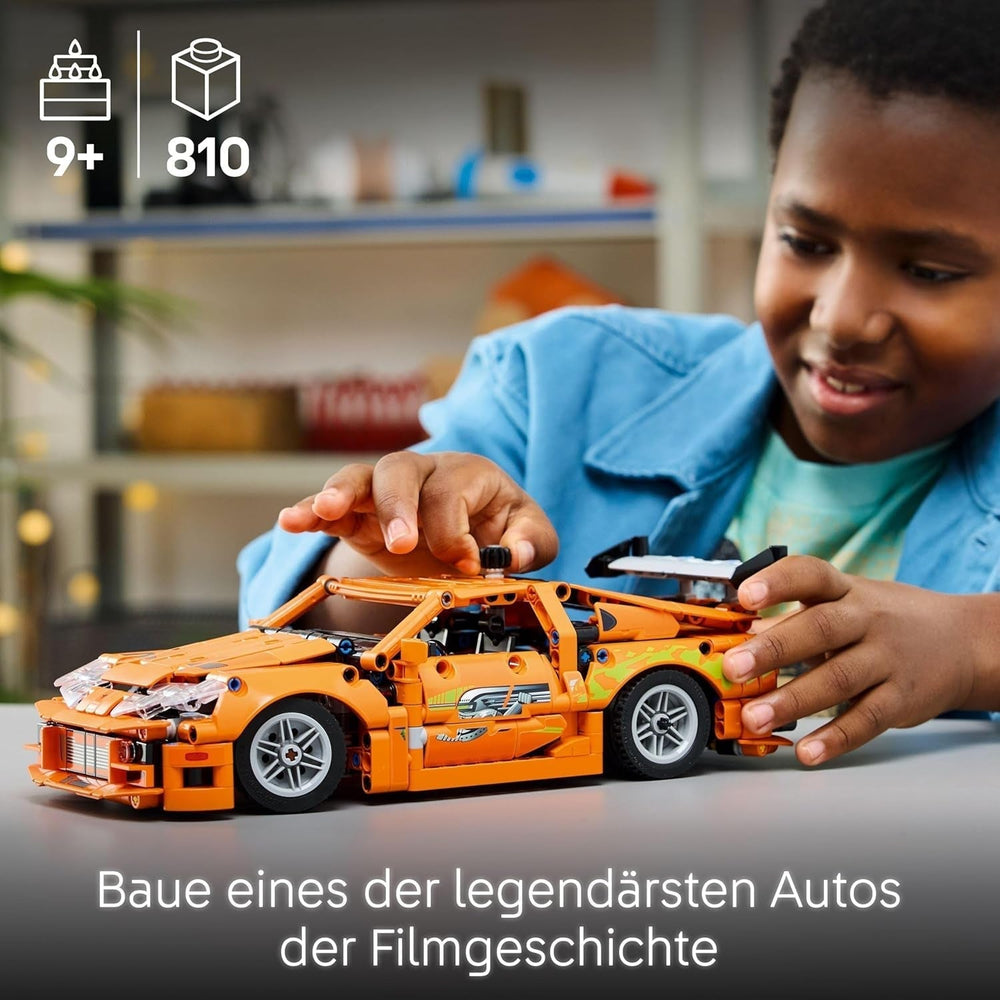 LEGO Technic Fast and Furious Toyota Supra MK4 - Játékautó - 6 hengeres motorral és nyitható ajtókkal - Modellkészlet 9 év feletti fiúknak és lányoknak - Születésnapi ajándékötlet 42204 Építőkészletek Beuche den LEGO-Store