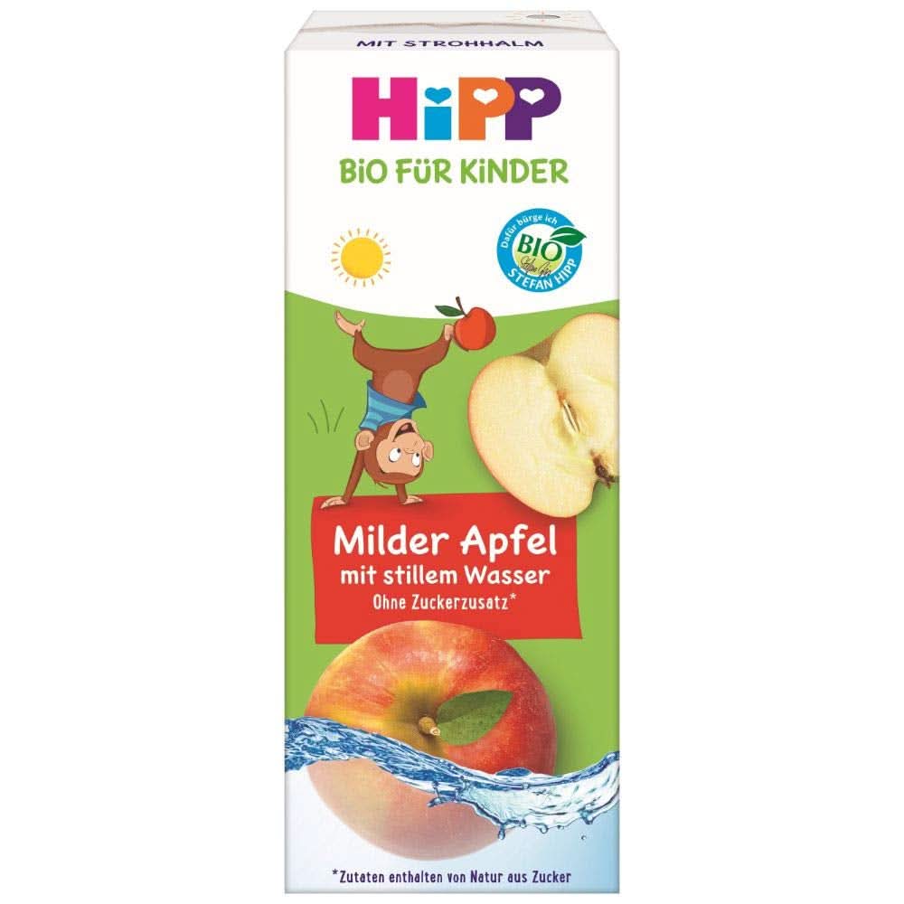 Hipp bio almalé sima vízzel, 15 db-os kiszerelésben (15 x 200 ml) Mother and Child Naty Shop